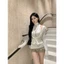 Quần sooc jean phối nắp túi xinh xẻo lưng cao tôn dáng, quần short bò khuy túi xinh xẻo (HC46)