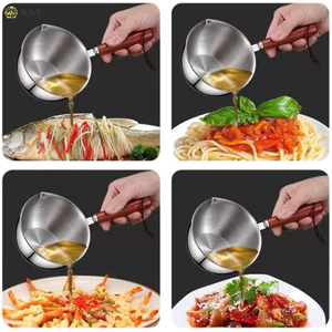 Nồi dầu mini inox nấu sữa, nấu bơ dùng hâm nóng cháo.. tiện lợi