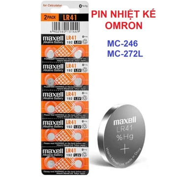 ⚡️[Loại xịn] LR41 - AG3 Pin Nhiệt kế điện tử OMRON MC-246 MC246 MC-272L MC272L Giá 1 viên
