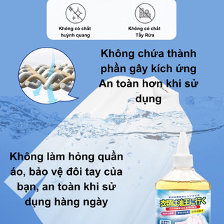 Tẩy Dầu Mỡ Quần Áo - Dung Dịch Tẩy Vết Bẩn Loại Bỏ Nhanh Vết Bẩn Trên Quần Áo, Dầu Mỡ, Vết Mực Bút