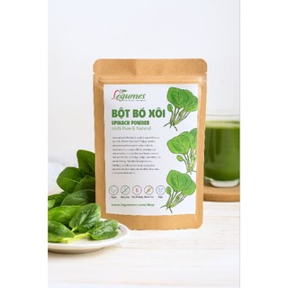 Bột Rau Bó Xôi Nguyên Chất Légumes - Spinach Powder, Giàu Sắt, Chất Xơ, Tốt Cho Sức Khỏe & Làm Đẹp