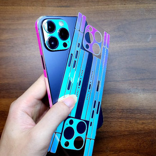 Combo 2 Bộ Dán Viền Dán Camera Phát Sáng Dạ Quang Trong Bóng Tối Dành Cho iPhone