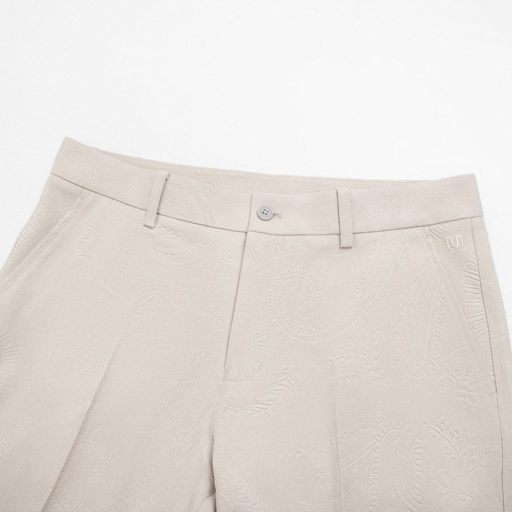 Quần Short Âu Nam Insidemen Dáng Regular Fit Co Giãn Tốt Vận Động Thoải Mái ISO120AS0