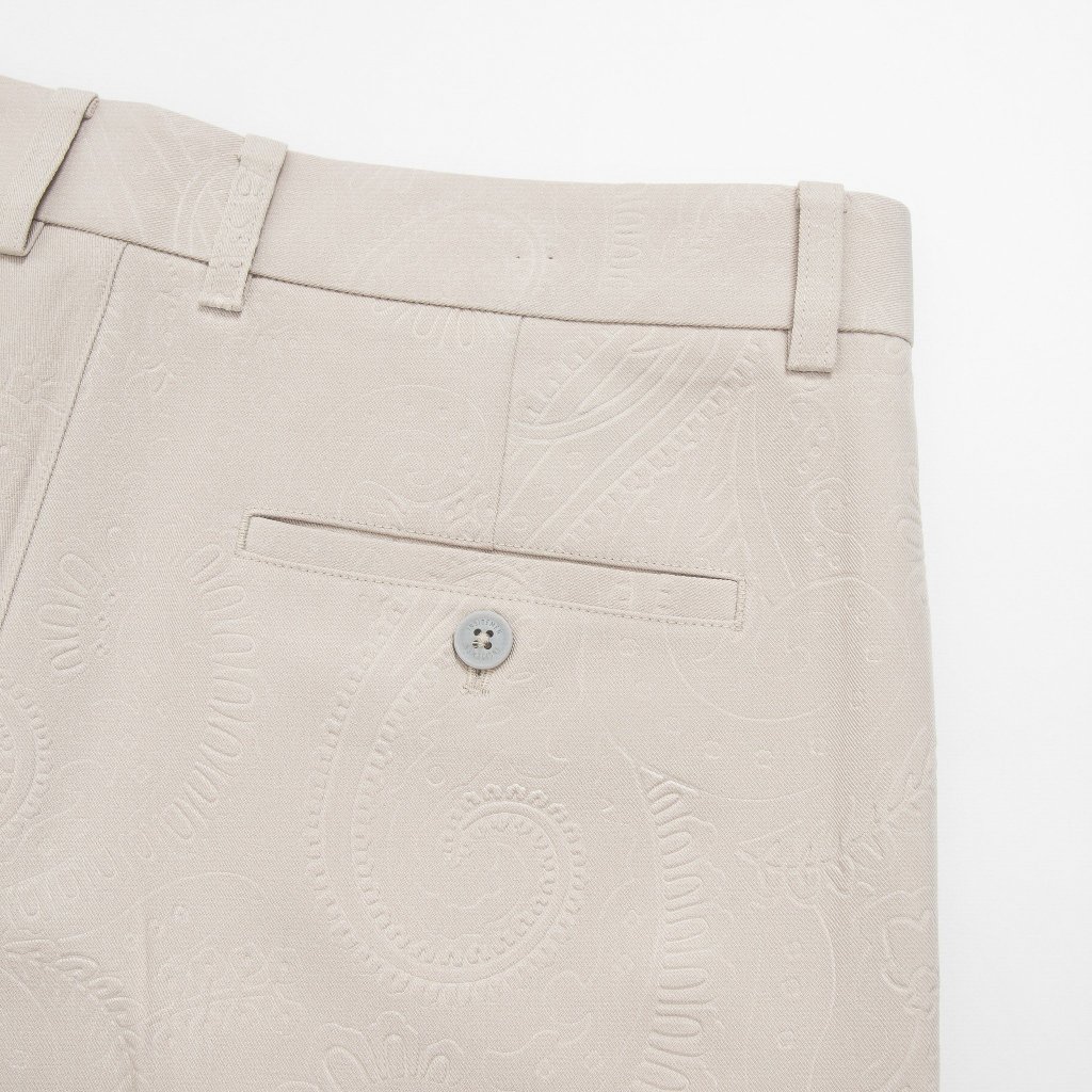 Quần Short Âu Nam Insidemen Dáng Regular Fit Co Giãn Tốt Vận Động Thoải Mái ISO120AS0