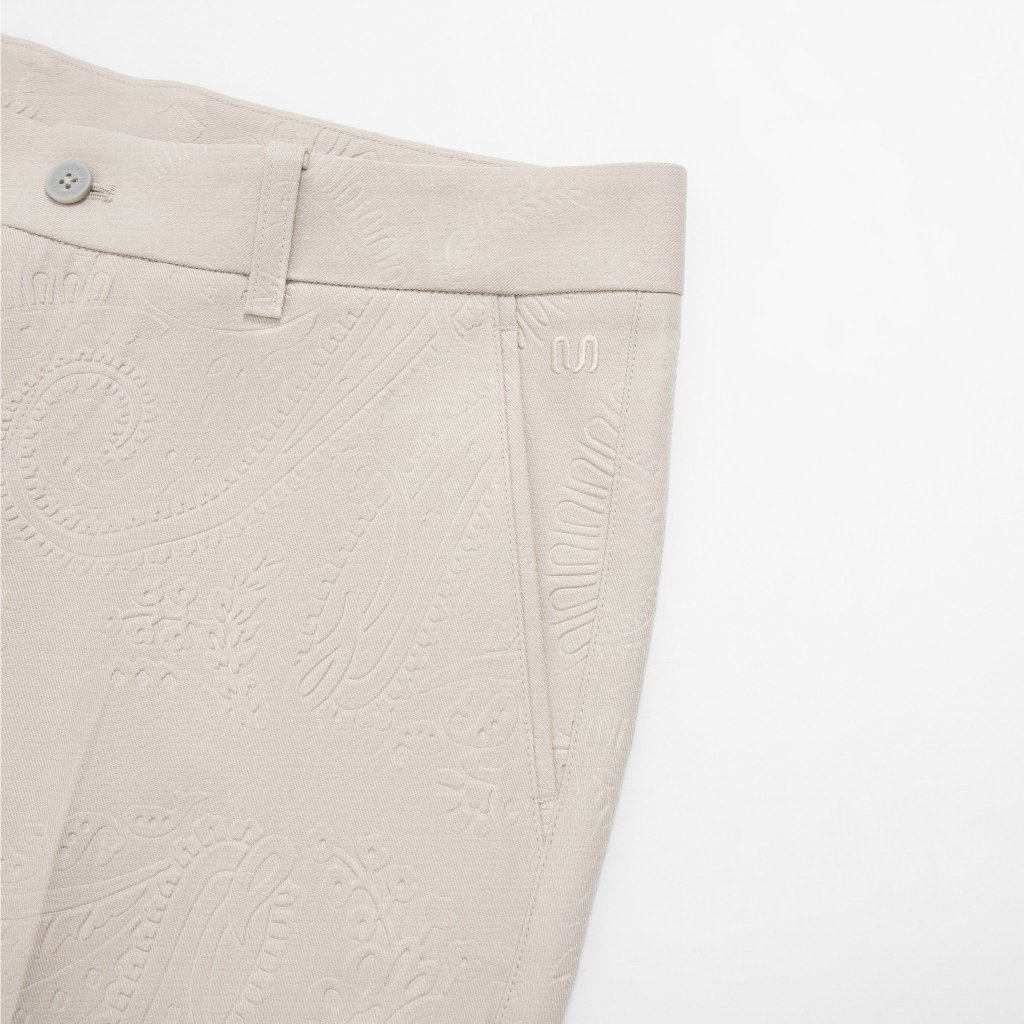 Quần Short Âu Nam Insidemen Dáng Regular Fit Co Giãn Tốt Vận Động Thoải Mái ISO120AS0
