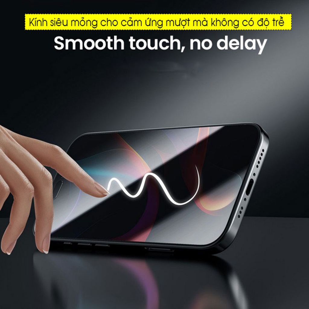 [Khung Tự Dán] Kính Cường Lực Chống Nhìn Trộm KingKong Cho IPhone X đến 16. Kính VN WEKOME Chính Hãng. Phủ Nano cao cấp!