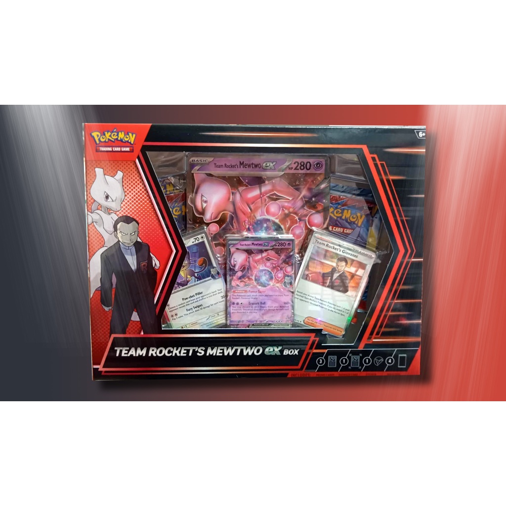 Pokemon TCG - Team Rockets Mewtwo EX Box - Hộp thẻ bài chính hãng ...