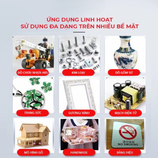 Keo Dán Đa Năng Siêu Dính Mọi Chất Liệu Cực Mạnh - Dán Gỗ Thuỷ Tinh Kim Loại Sắt Gốm Sứ Nhựa Vải - Mẫu Mới 2025