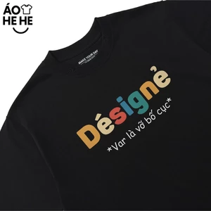 Áo Thun In Chữ Hài Hước Var Là Vỡ Bố Cục Designer Câu Nói Text Hài Nghề Nghiệp Văn Phòng Công Sở Form Rộng Cotton 250gsm