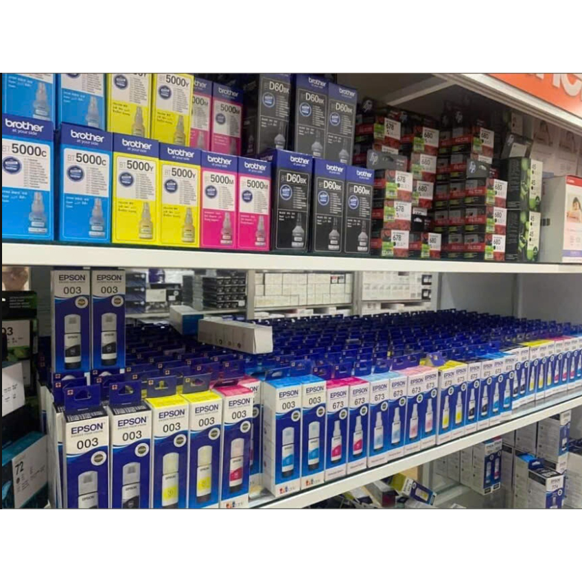 Bộ mực màu máy in Brother T310, T510W, T710W, T810W, T910W - BTD60/BT5000 Chính Hãng
