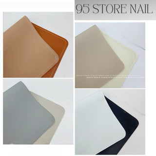 Tấm lót bàn làm nail bằng da 2 mặt- kích thước 30x45cm , lau chùi sơn gel và vết bẩn dễ dàng