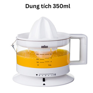 Máy ép vắt cam Braun CJ3000 - Công suất 20W - Dung tích 350ml - Bảo hành 24 tháng.