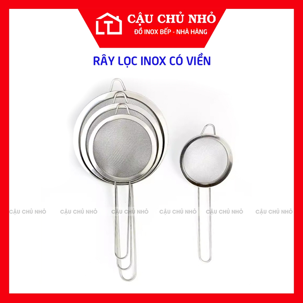 Rây lọc bột, lọc trà, lọc mịn, dụng cụ lọc lưới inox inox, lưới lọc ...