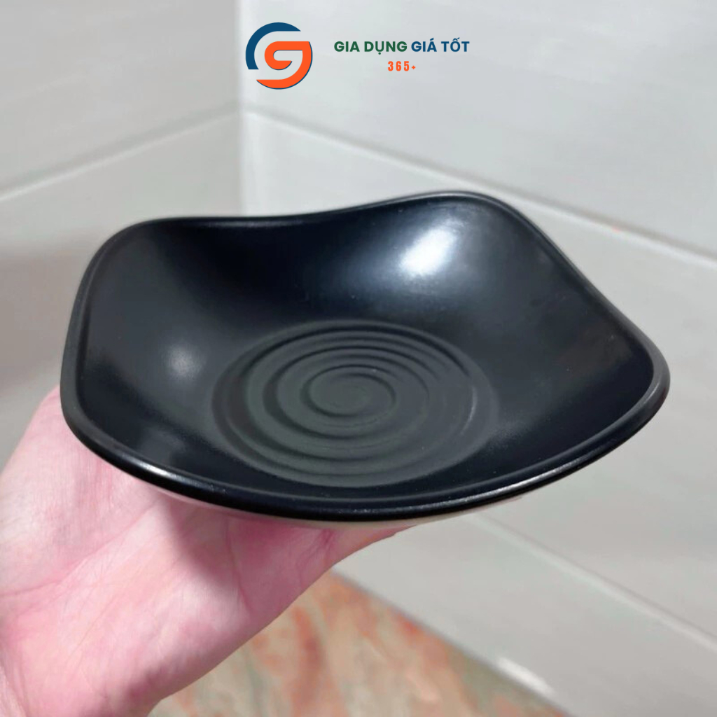 Đĩa vuông sâu Song Long nhựa ABS nhiều màu - đĩa đựng nước chấm, trái cây, đồ ăn nhỏ