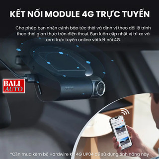 <Chính hãng> Camera hành trình 70mai A510 - ghi hình 3K,có ADAS, GPS, giám sát từ xa với bộ Kit 4G