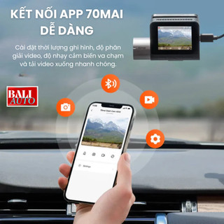 <Chính hãng> Camera hành trình 70mai A510 - ghi hình 3K,có ADAS, GPS, giám sát từ xa với bộ Kit 4G