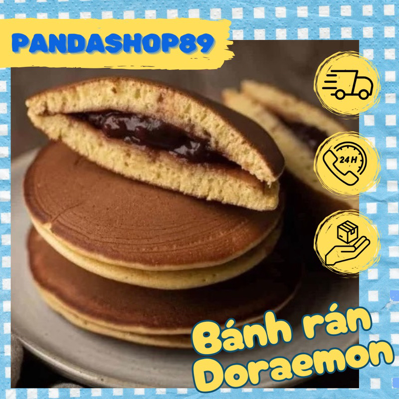 Bánh rán Doraemon nhân hỗn hợp đậu đỏ, khoai môn, khoai lang, bánh ...