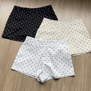 TINI CHẤM BI | Quần short cạp trễ chấm bi chất liệu KATE SILK | Bymintt