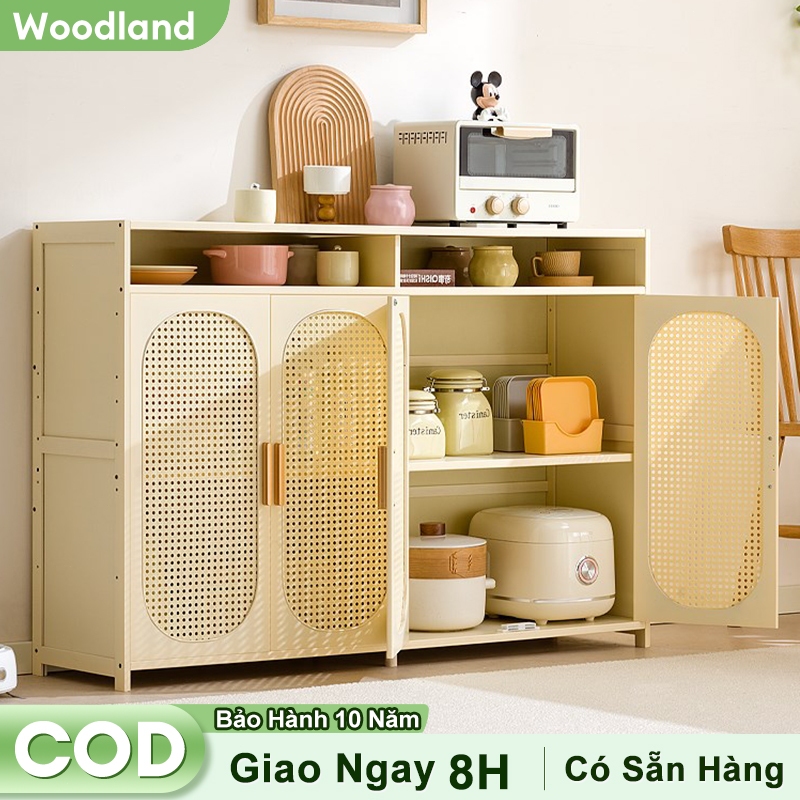 Woodland Tủ Lưu Trữ Tre Cong Đẹp Thiết Kế Châu Á Nhiều Ngăn Để Đồ Bền ...