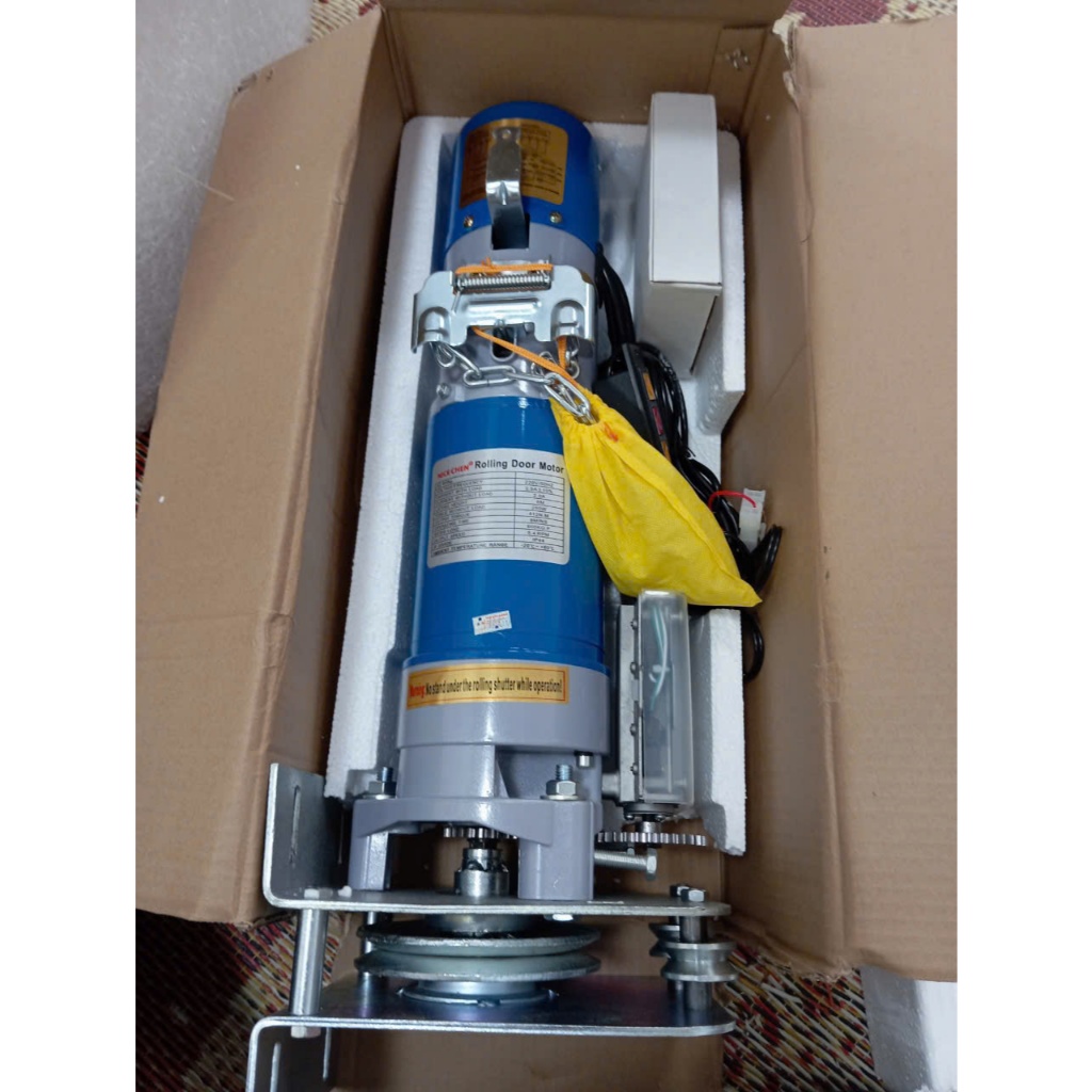Phụ kiện Puly motor bạt xếp (cụm puly 3 chân), cốt lục giác dùng cho Motor 300-600kg