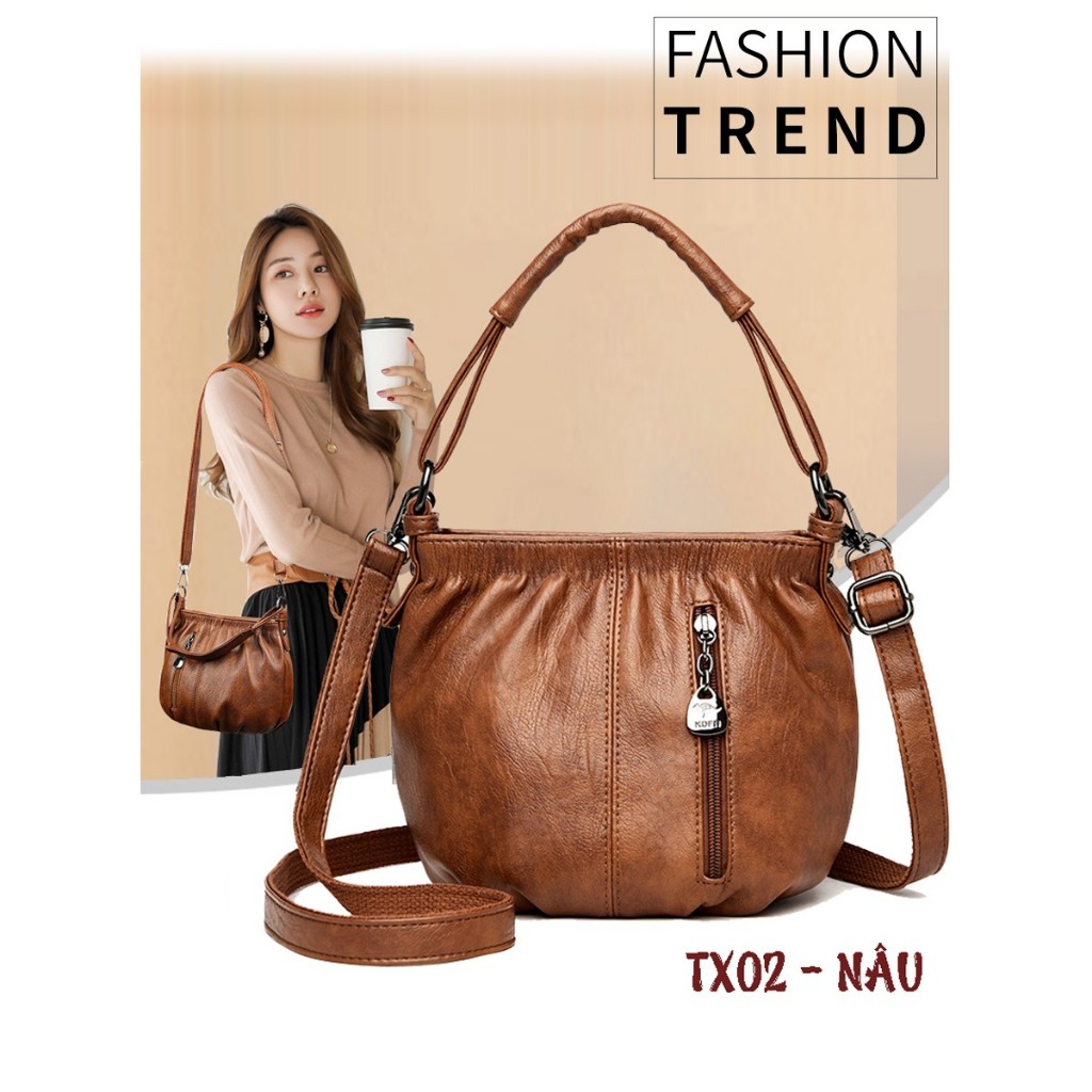 Túi Xách Nữ Da Mềm Cao Cấp Phong Cách Hàn Quốc Sang Trọng Tiện Lợi TX02