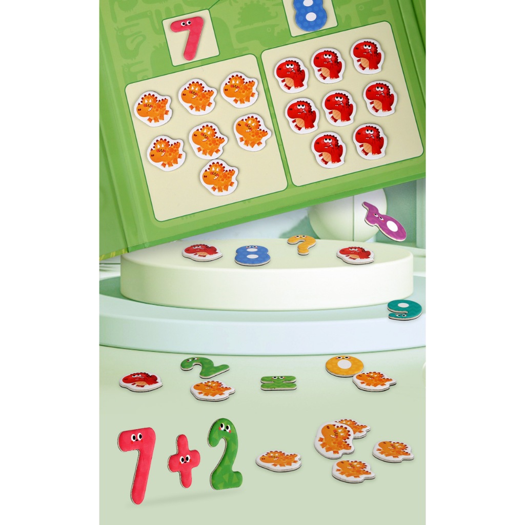 Sách Nam Châm Học Chữ Số Đồ Chơi Giáo Dục Montessori Cao Cấp Luyện Tập Khả Năng Tính Toán Rèn Luyện Trí Nhớ - PUPU HOUSE