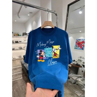 Áo thun hoạt hình Mickey Classic MK22 unisex nam nữ form rộng 100% cotton