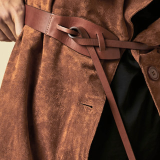 Belt Eden Knot -W75 J01.Thắt lưng Nữ, Thắt lưng chân váy bản nhỏ da thật
