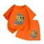 Bộ Cộc Tay Trẻ Em Cotton – Hình Sao Biển Và Bọt Biển Vàng, Mặc Hè Dễ Chịu (M 233)