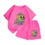 Bộ Cộc Tay Trẻ Em Cotton – Hình Sao Biển Và Bọt Biển Vàng, Mặc Hè Dễ Chịu (M 233)
