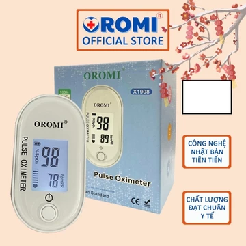 MÁY ĐO NỒNG ĐỘ OXY TRONG MÁU, NHỊP TIM QUA ĐẦU NGÓN TAY OROMI X1908