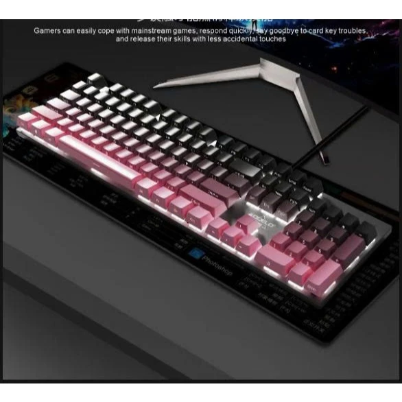 Hình ảnh Bàn phím cơ có dây AMG10 full phím