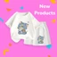 Bộ Cộc Tay Cho Bé – Hình Mèo Tom Và Jerry Đáng Yêu, Cotton Thoáng Khí (M 234)