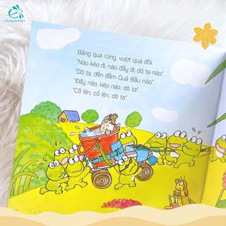 [FREE GIFT ] Sách Ehon Nhật Bản - 10 Chú Ếch - 1 Cuốn Bất Kỳ