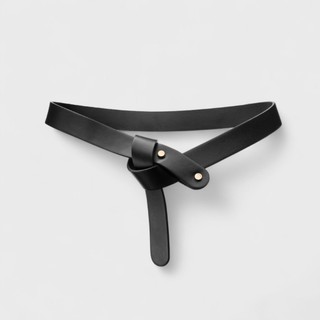 Belt Knot -W25 J02.  Jaxtone Knot Belt. Thắt lưng Nữ, Thắt lưng chân váy bản nhỏ da thật