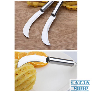 Dao Gọt Mía, Gọt Thơm, Trái Cây, Gọt Chuối Cán INOX Chắc Chắn Đa Năng Dùng Nhà Bếp