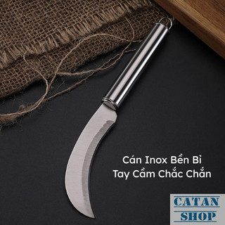 Dao Gọt Mía, Gọt Thơm, Trái Cây, Gọt Chuối Cán INOX Chắc Chắn Đa Năng Dùng Nhà Bếp