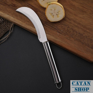 Dao Gọt Mía, Gọt Thơm, Trái Cây, Gọt Chuối Cán INOX Chắc Chắn Đa Năng Dùng Nhà Bếp