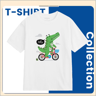Áo thun nam KBOY in họa tiết, chất liệu cotton 4 chiều cao cấp -D97