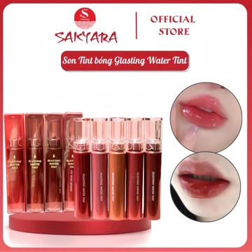 ( Xả date t7/2027 ) Son Tint bóng Romand Glasting Water Tint 4g Siêu Lì, Căng Mọng Môi Hàn Quốc (04 Đỏ Nâu, 03 Cam Gạch)