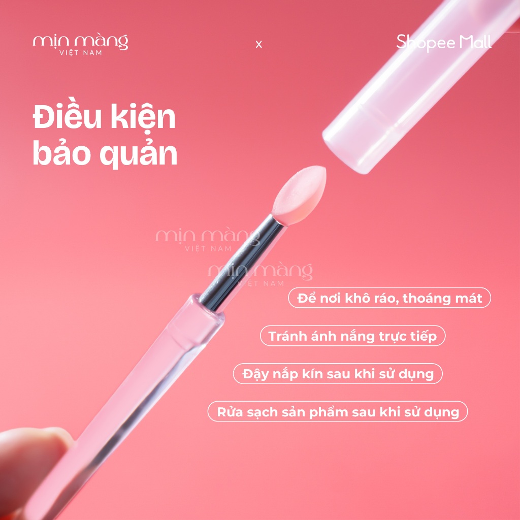 Cọ Tô Son Môi, Son Dưỡng Bằng Silicon Tiện Lợi, Thiết Kế Siêu Xinh, An Toàn Cho Môi