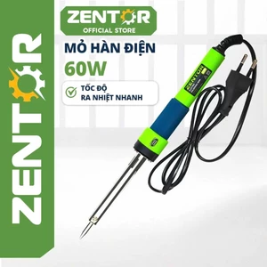 Mỏ Hàn Điện 60W ZENTOR DELI Chính Hãng Mỏ Hàn Thiếc Mũi Hàn Nhiệt Bằng Đồng Hàn Linh Kiện Điện Tử