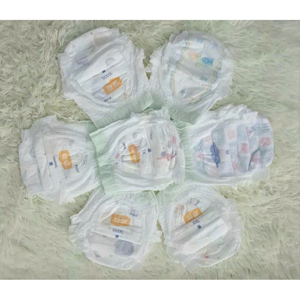 100 bỉm quần chun mây/chun mịn NANO cao cấp, lưng chun nhiều màu,thấm hút xuyên đêm cho bé, đủ size M/L/XL/XXL/XXXL
