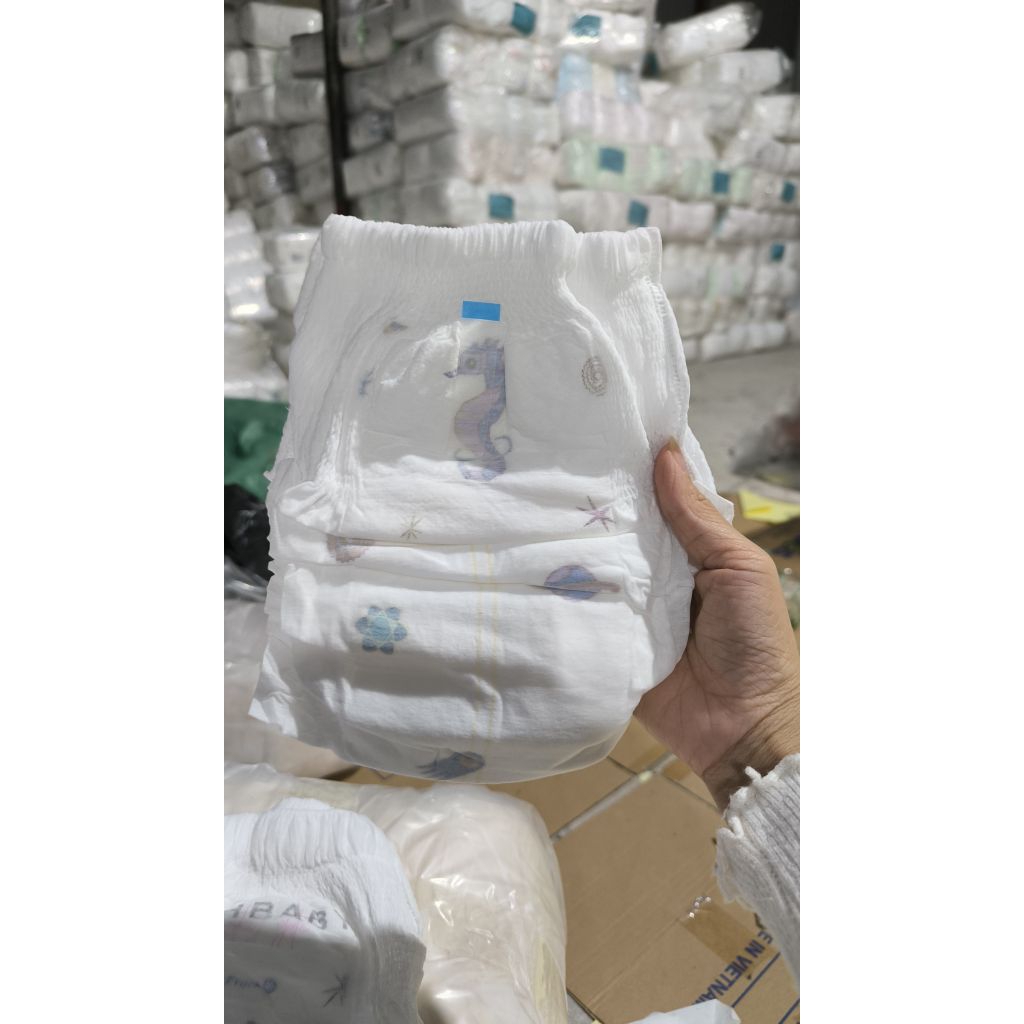 100 bỉm quần chun mây/chun mịn NANO cao cấp, lưng chun nhiều màu,thấm hút xuyên đêm cho bé, đủ size M/L/XL/XXL/XXXL