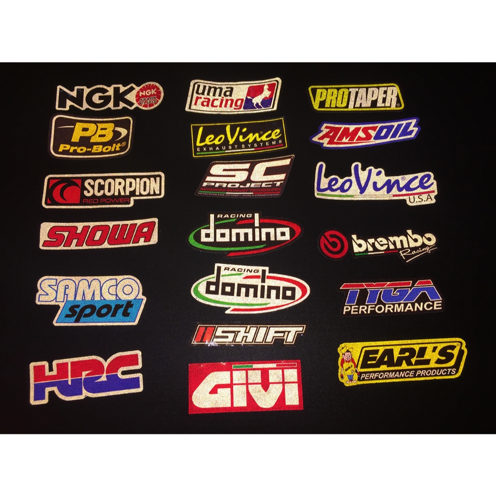 19 mẫu logo phản quang 3M. Decal cao cấp chống nước. Hình dán sắc nét, bền màu, dính chặt.