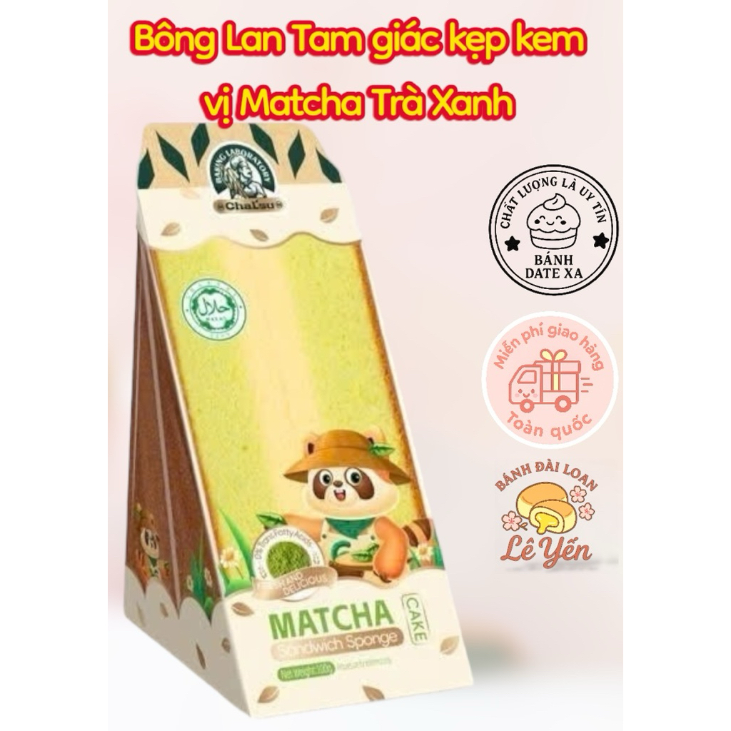 (0.5kí-5 cái) Bánh Bông Lan Tam Giác Weisiel Mix Nhiều Vị- Kem Mềm, Thơm Vị, Bổ Dưỡng