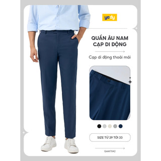 Quần âu nam công sở YODY cạp di động, co giãn, thoải mái MOTR25A087