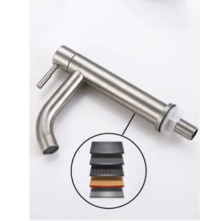 Vòi Lavabo Lạnh inox SUS 304_Vòi Chậu Lavabo_ vòi lavabo inox cao cấp dùng cho chậu rửa mặt