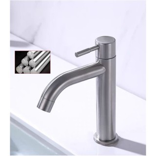 Vòi Lavabo Lạnh inox SUS 304_Vòi Chậu Lavabo_ vòi lavabo inox cao cấp dùng cho chậu rửa mặt