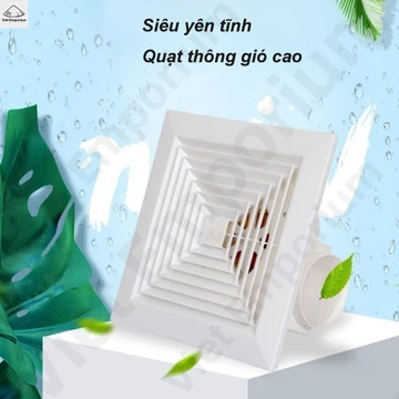 Quạt thông gió âm trần, 6/8/10/12 inch Quạt hút âm trần, 220v Quạt thông gió